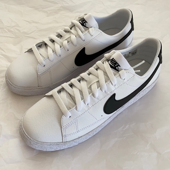 New Nike blazer low black swoosh sneakers shoes - Picture 6 of 8